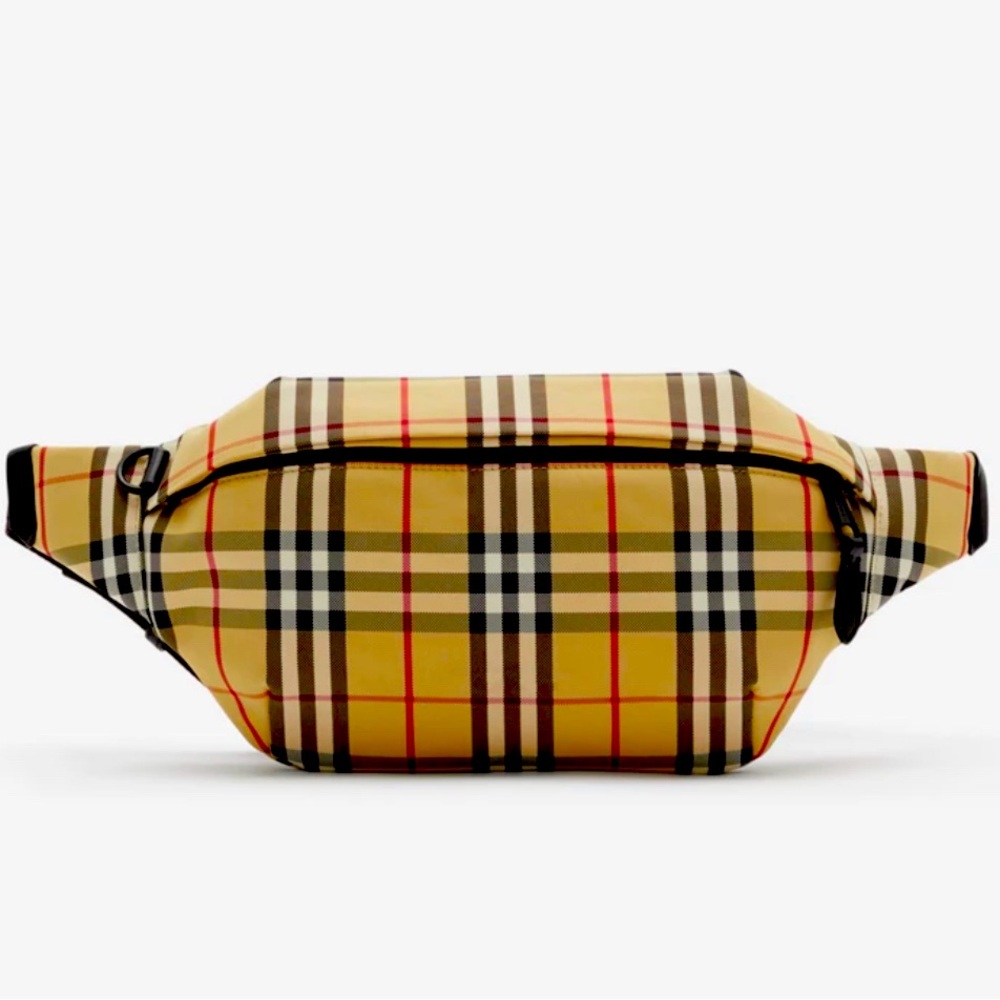 Burberry Yellow Plaid Crossbody Bag